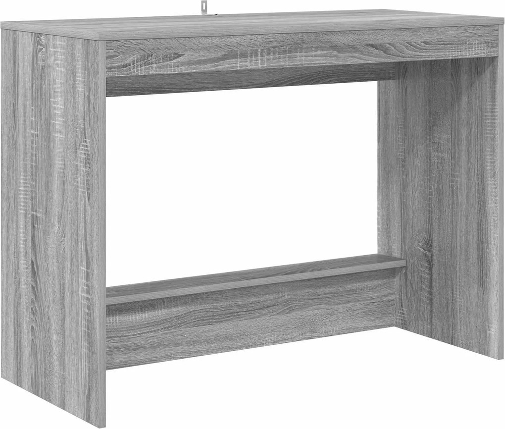 vidaXL Ágyíróasztal Szürke Sonoma 100 x 45 x 75 cm Faanyag