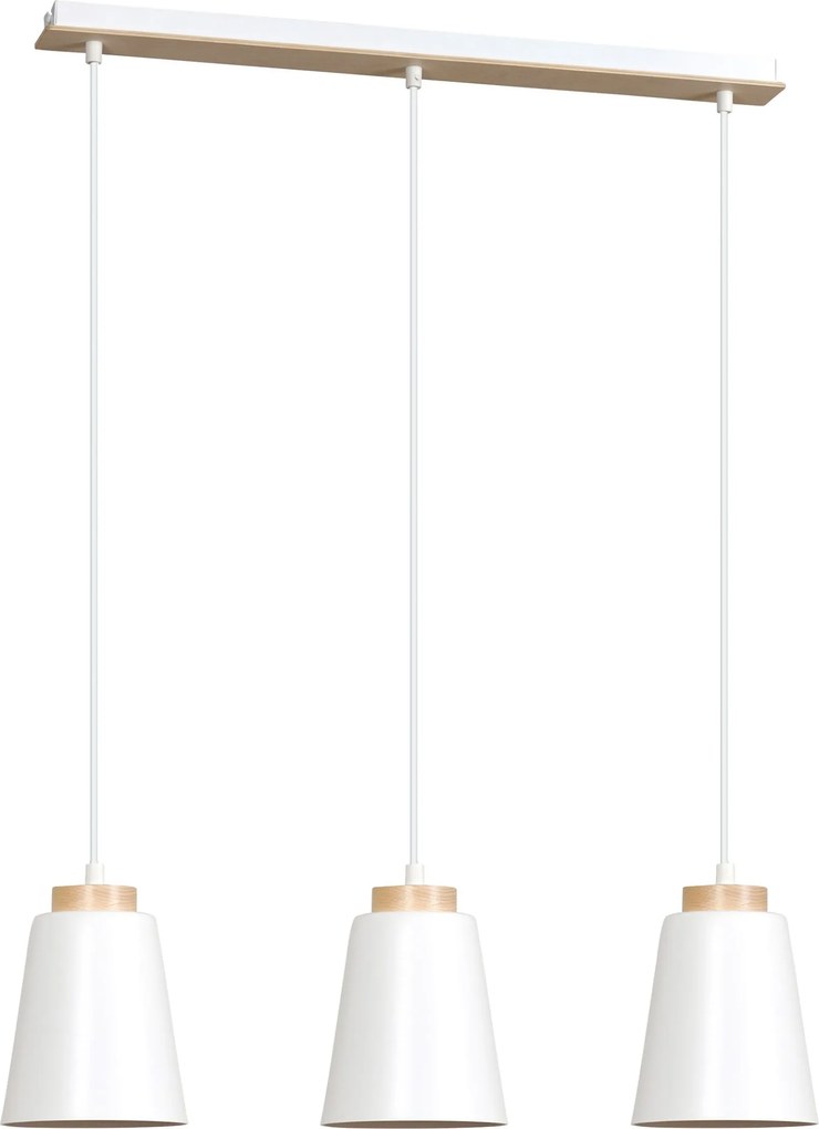 Emibig modern skandináv függeszték bolero fehér emi443/3