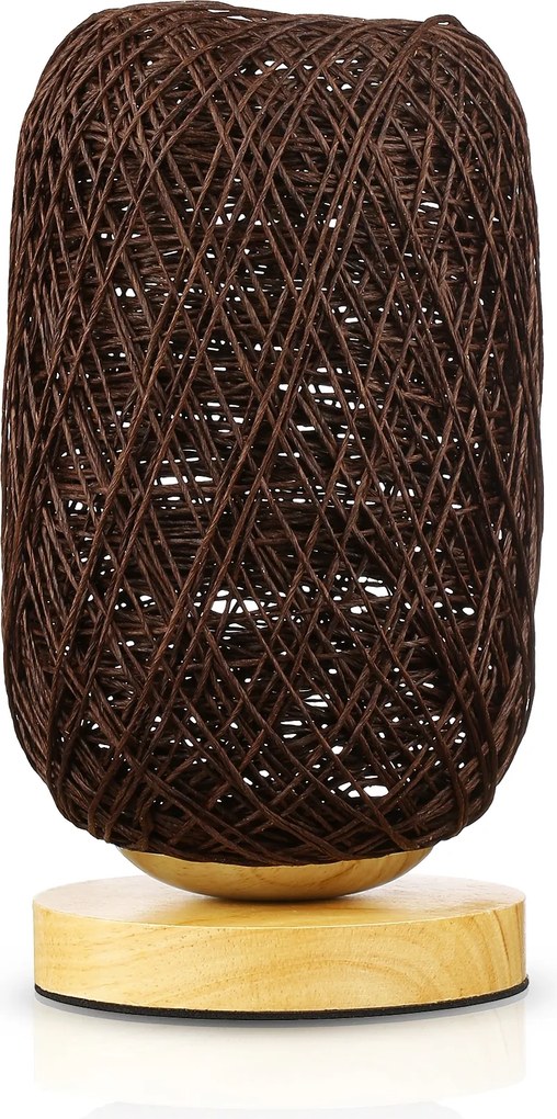 Modern Asztali Lámpa Design Éjjeli Lámpa Led Lampion Rattan