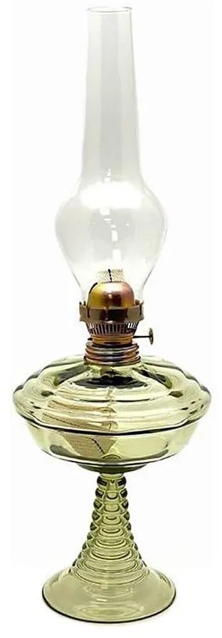 Petroleumlámpa DROBĚNA 50 cm erdőzöld