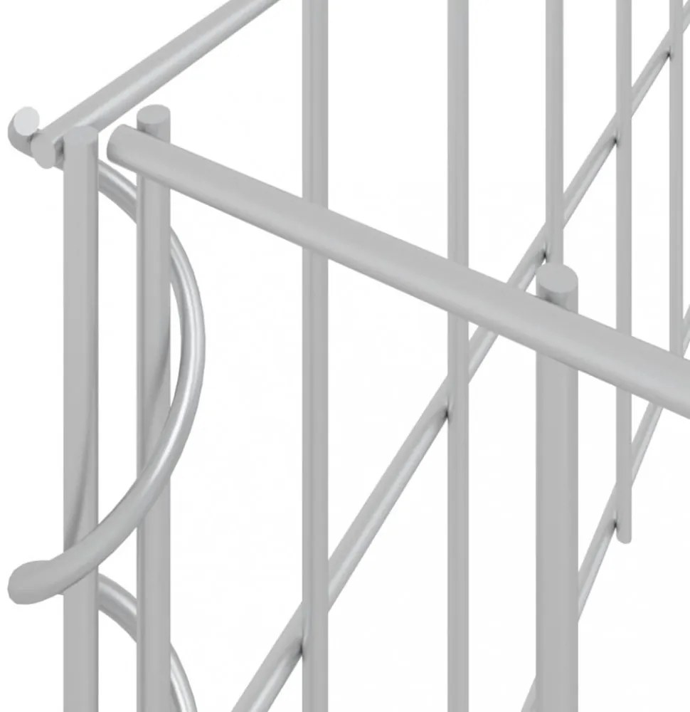 horganyzott acél gabion magaságyás 500 x 100 x 20 cm
