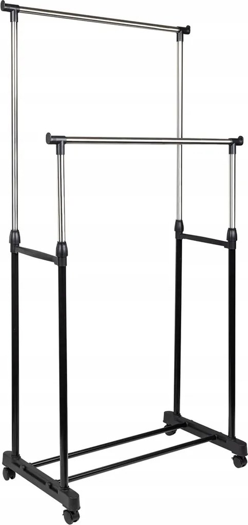 Mobil ruhaszárító állvány, dupla, 90 160 cm