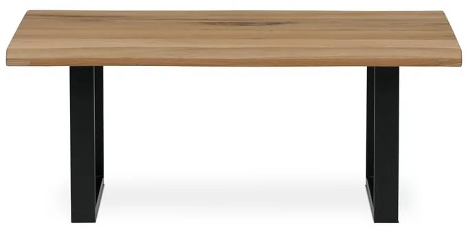 Dohányzóasztal 110x70cm, tömörfa, tölgyfa, KS-F110U DUB