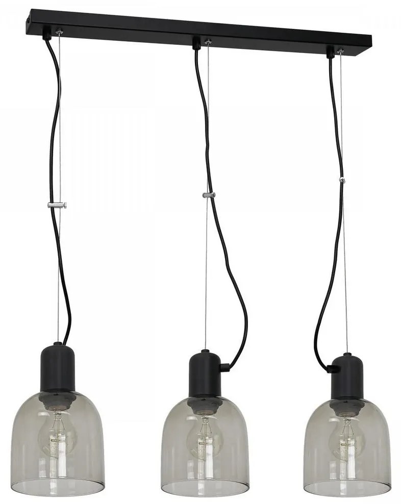 Csillár zsinóron BANCO 3xE27/60W/230V