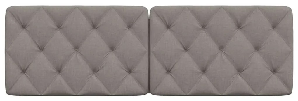 tópszínű szövet fejtámla párna 160 cm