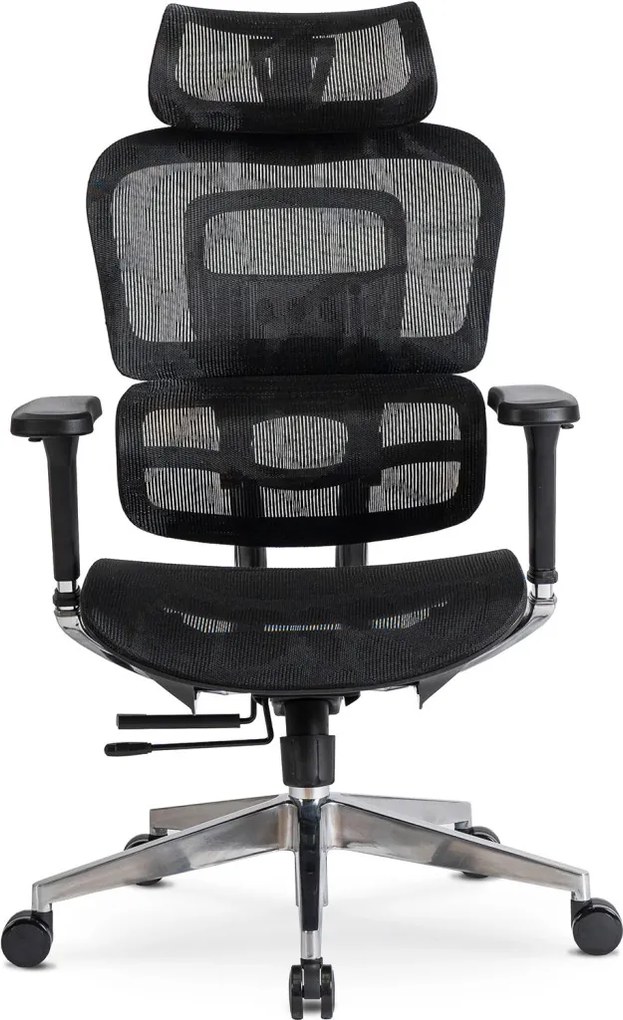 Forgószék ergonomikus kialakítással, fekete színben. NINO