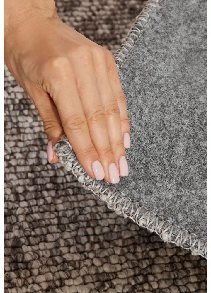 Szürke mosható szőnyeg 80x150 cm Rocco Taupe – Elle Decoration