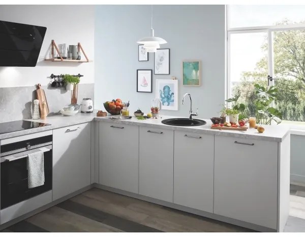 GROHE 31368000 - BAULOOP konyhai mosogató csaptelep, 332 mm, fényes króm