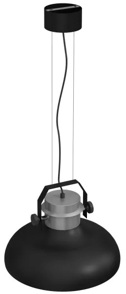 Csillár zsinóron HELSING 1xE27/60W/230V matt króm