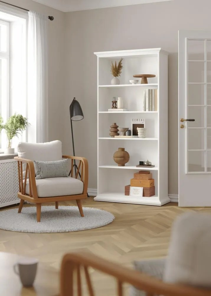 Polcos szekrény, fehér, PARIS 79864