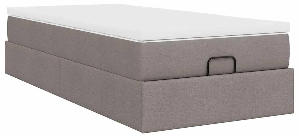 oszmán ágykeret matraccal tópszín 90x200cm szövet