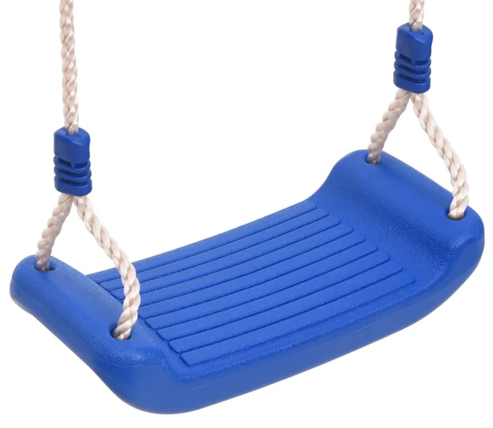 2 db kék polietilén hinta kötéllel 38 x 16 cm