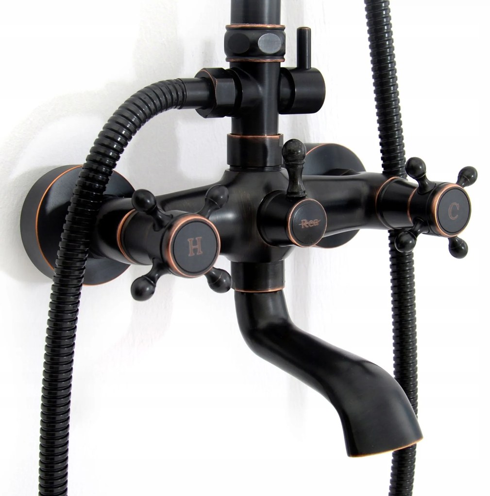 Zuhanyszett Rea Retro black