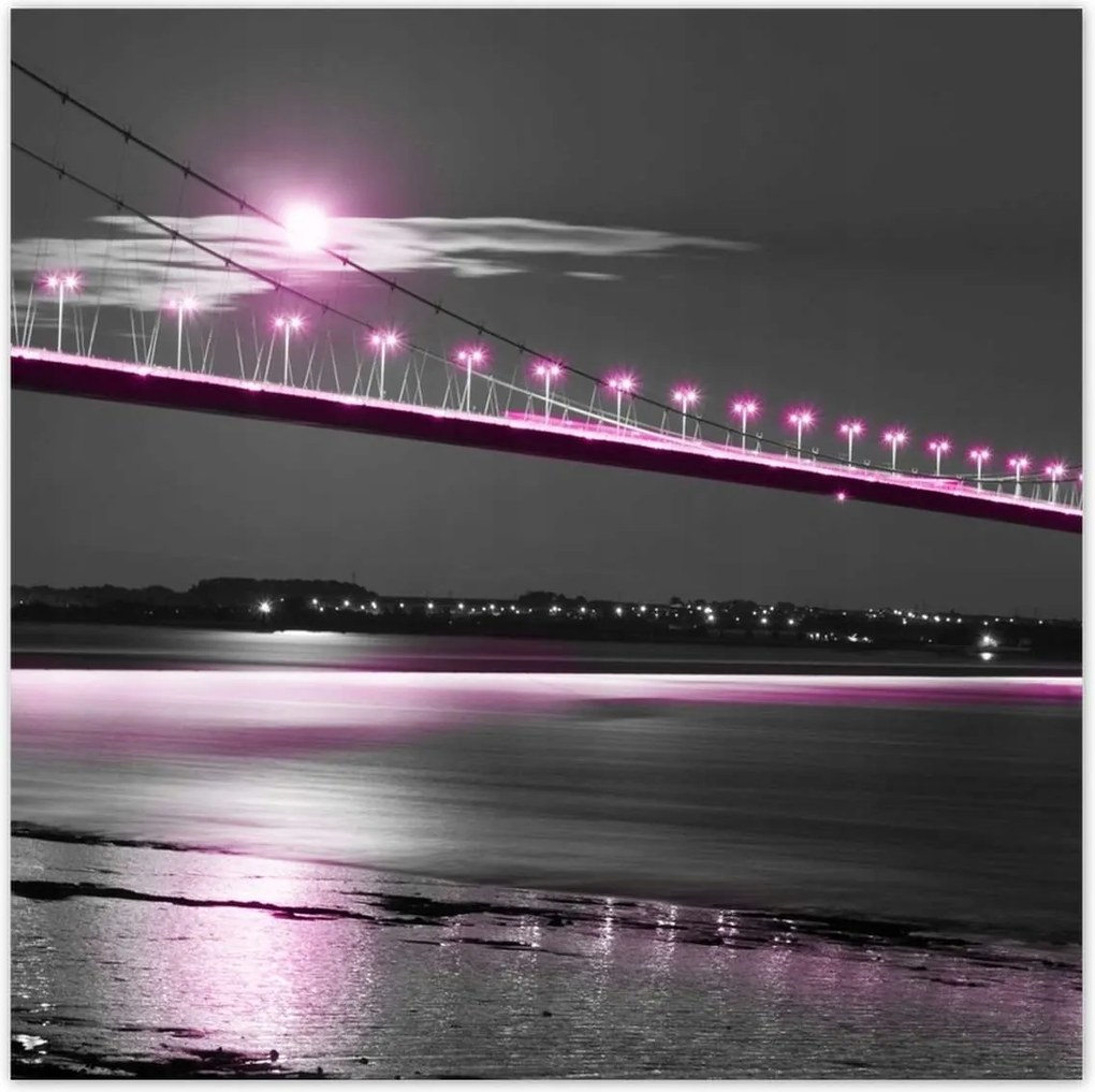 Poszterek 100x100 Lila világítás