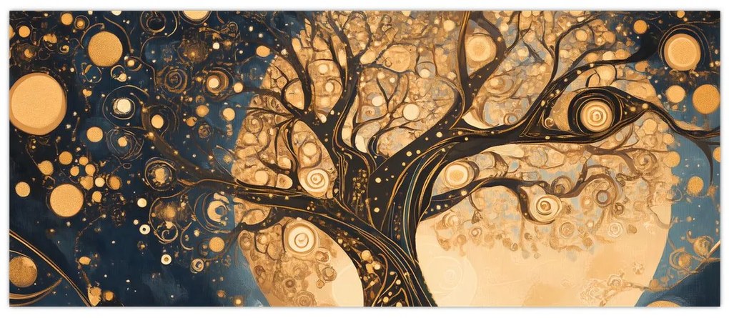 Kép – Szürrealista fa (120x50 cm)