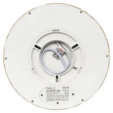 LED mennyezeti lámpa, 18 W, 230 V, 3000/4000/6500 K, átm. 23 cm, bézs