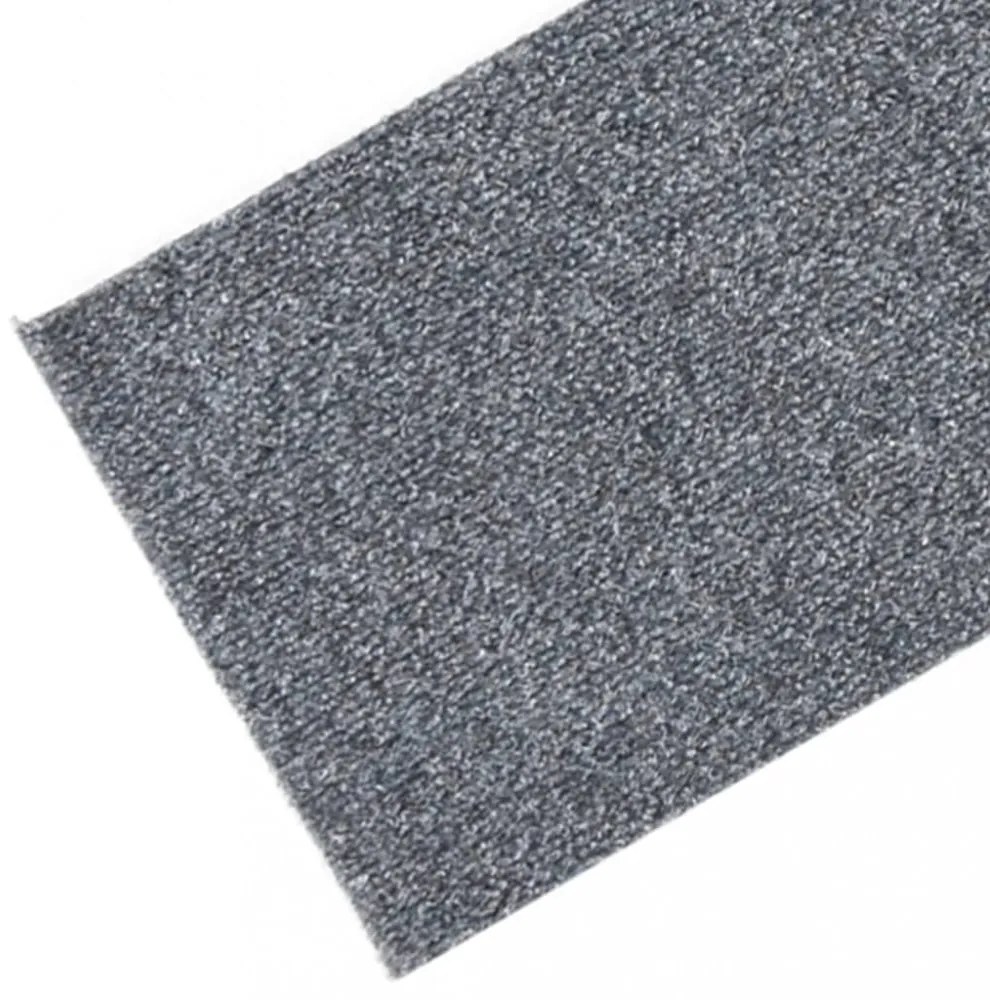 15 db világosszürke öntapadó lépcsőszőnyeg 76 x 20 cm