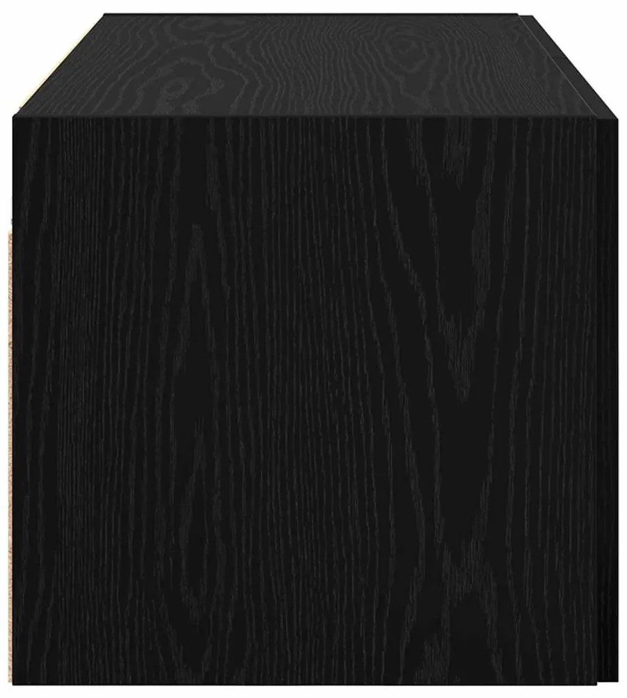 Fali Szekrény Musta tammi 80 x 42.5 x 40 cm Faanyag