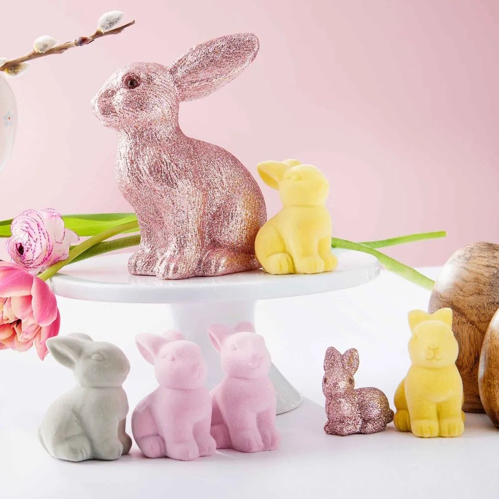 EASTER nyuszi sárga 7cm