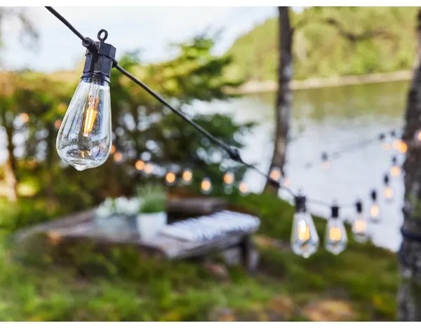 Markslöjd 107293 - LED kültéri dekorációs fényfüzér GIRLANDA GARDEN 10xLED 5,5m IP44