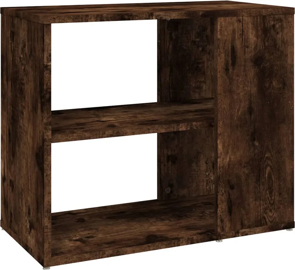 vidaXL füstös tölgy színű szerelt fa kisszekrény 60 x 30 x 50 cm