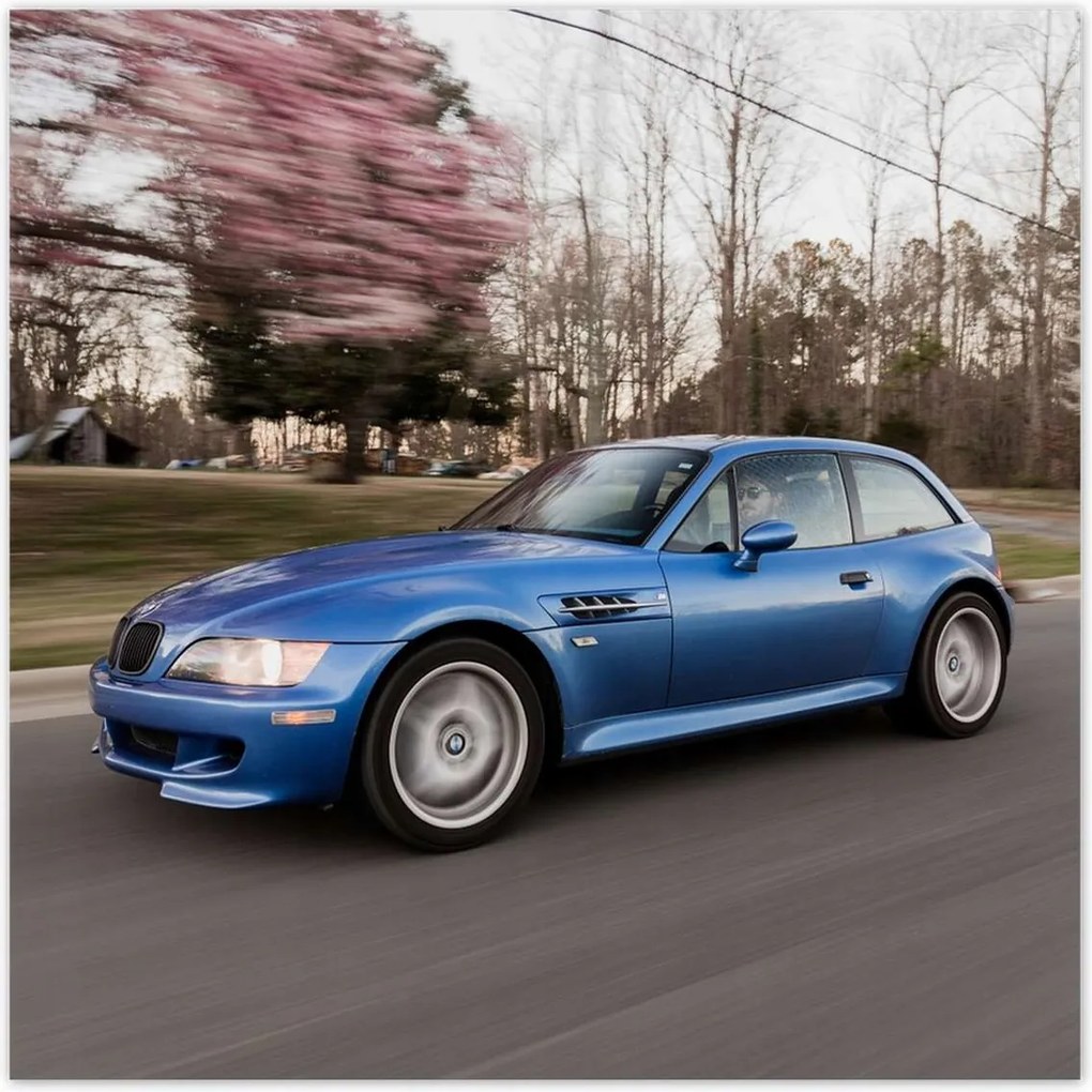 Poszterek 70x70 Kék Bmw autó