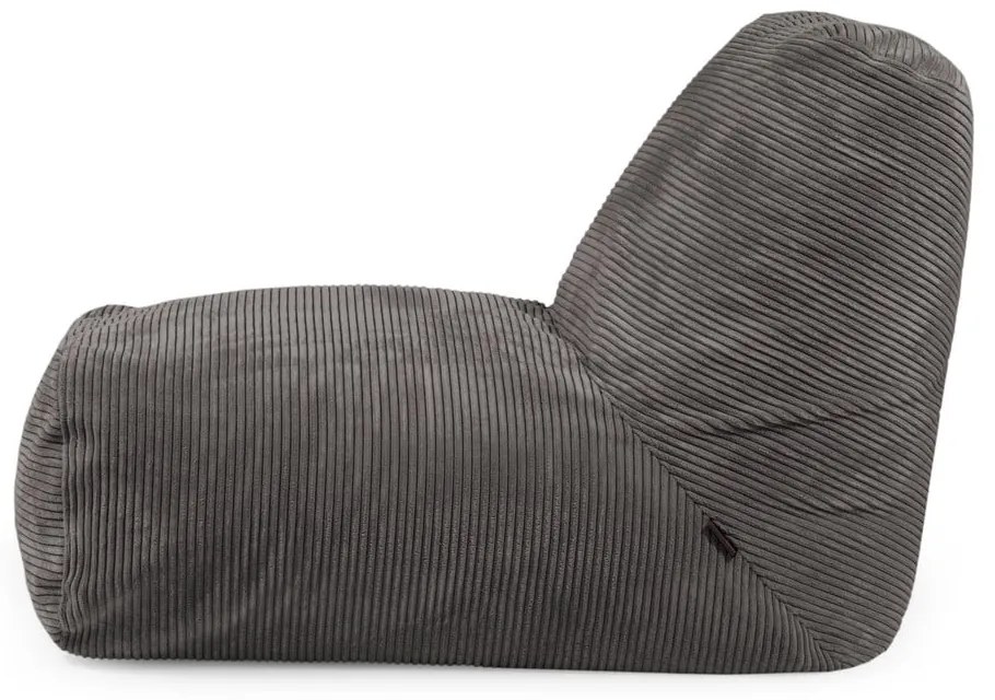 Téglavörös kordbársony babzsákfotel Tube – SLOWDOWN