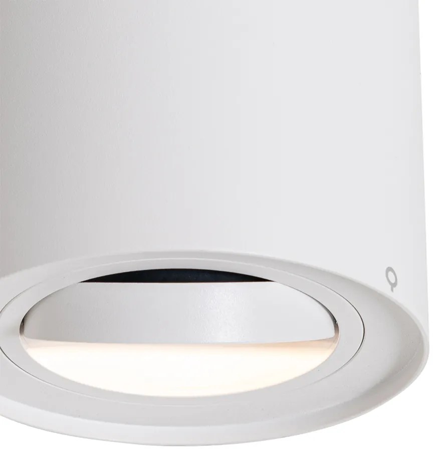 Modern mennyezeti spotlámpa fehér forgatható és dönthető AR70 - Rondoo Up