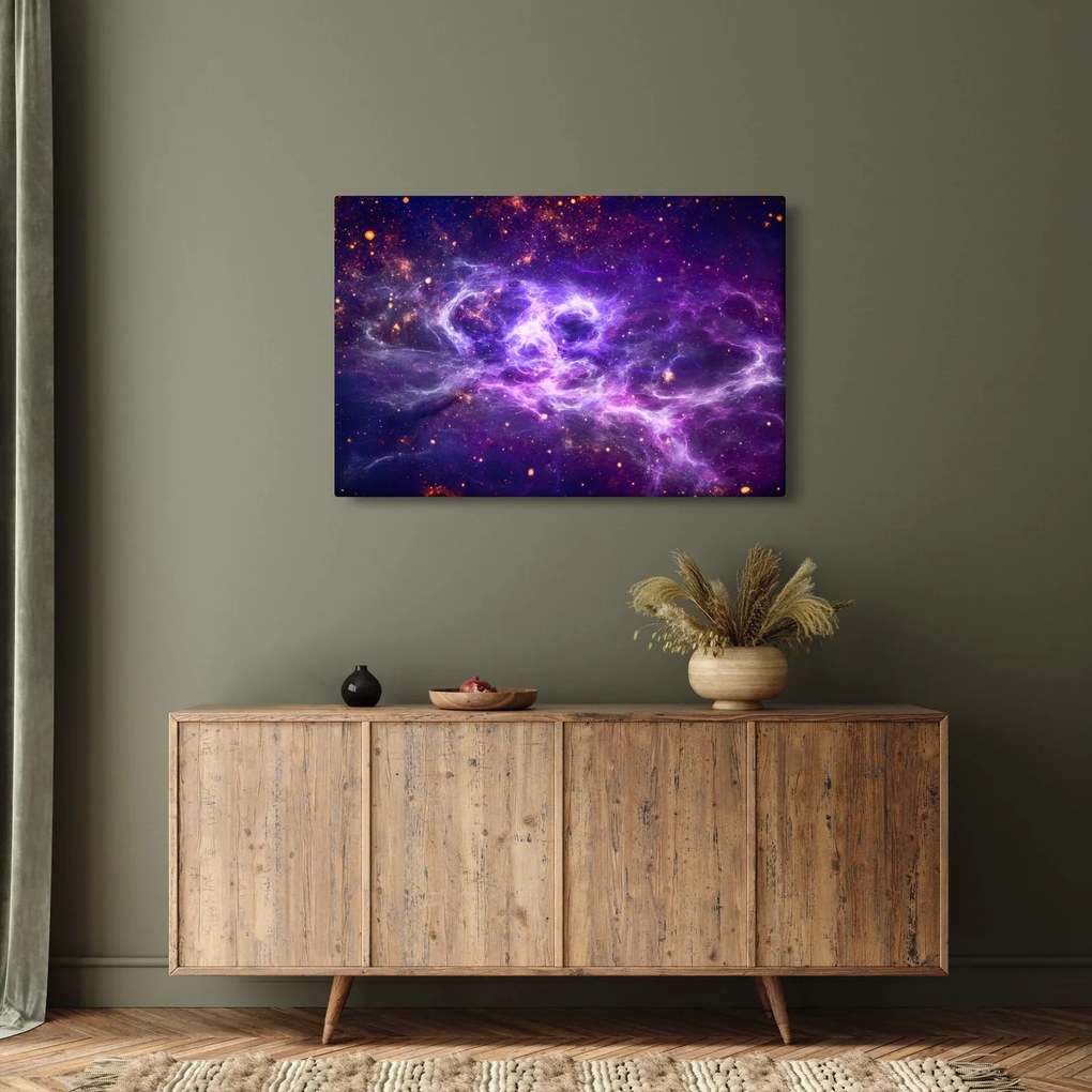 Kép - Lila Univerzum (90x60 cm)