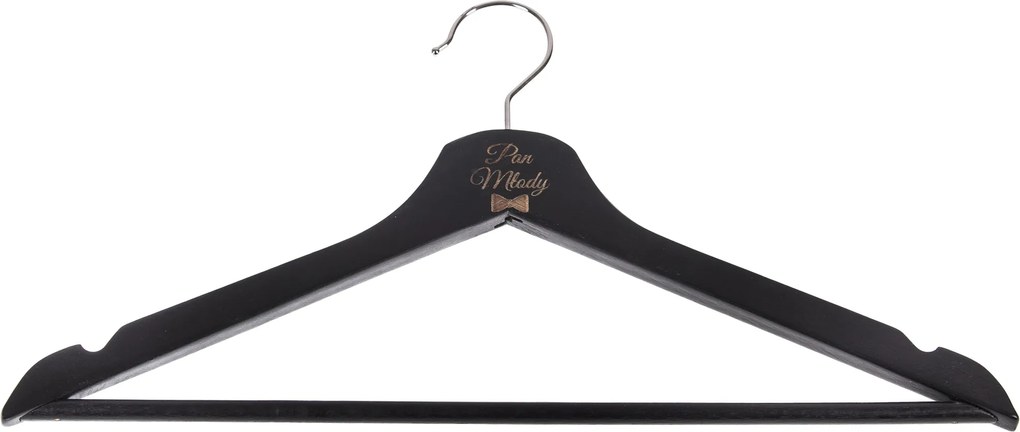 Ruhaakasztó Fekete Gravírozott Esküvő