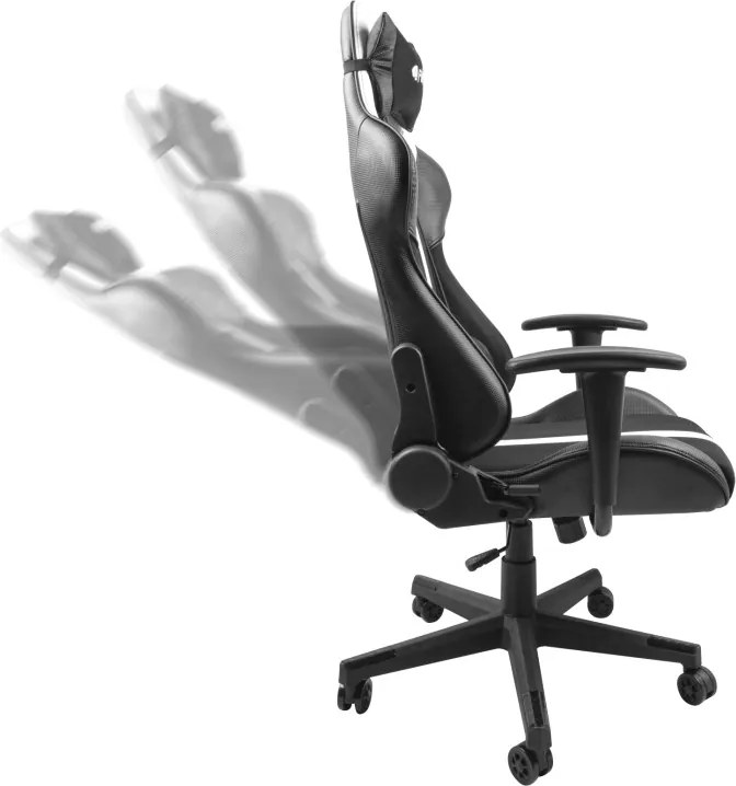 Fury Avenger XL gamer szék, fekete-fehér
