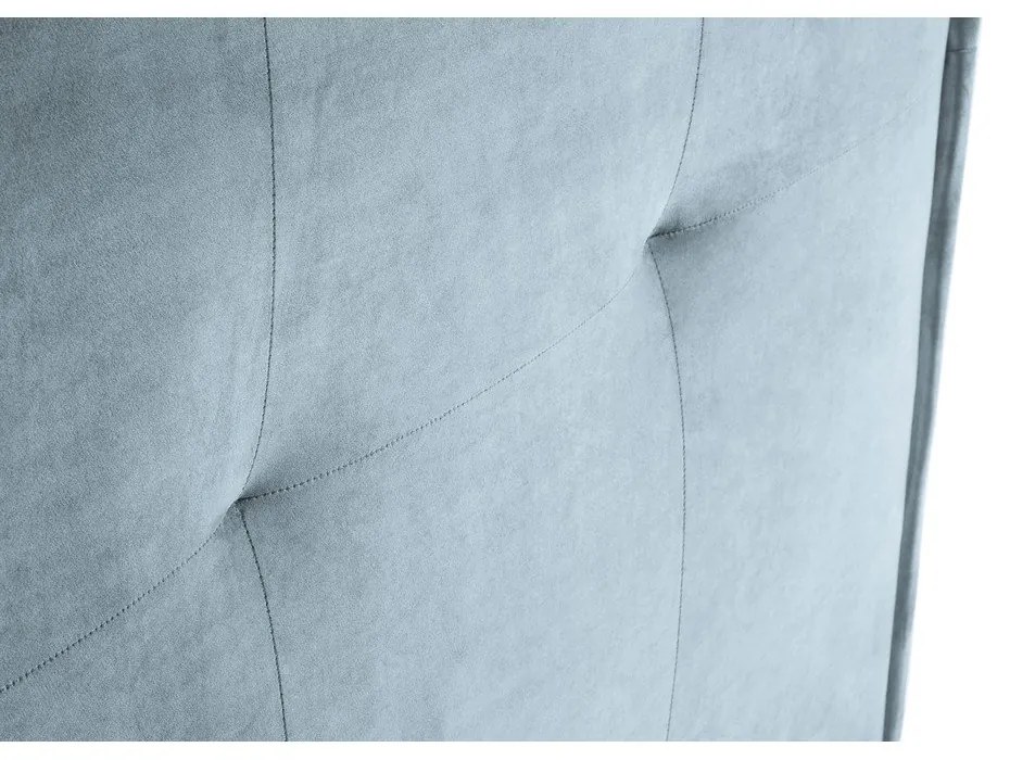 Világoskék ágytámla 200x120 cm Monica – Milo Casa