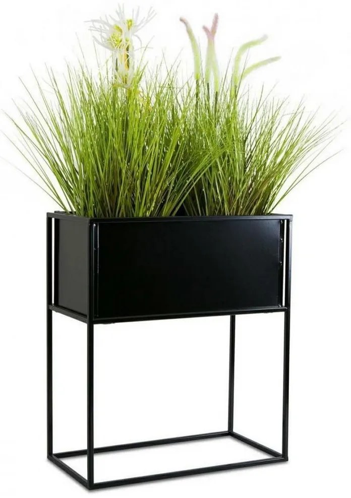 Virágállvány 50x44 cm fekete