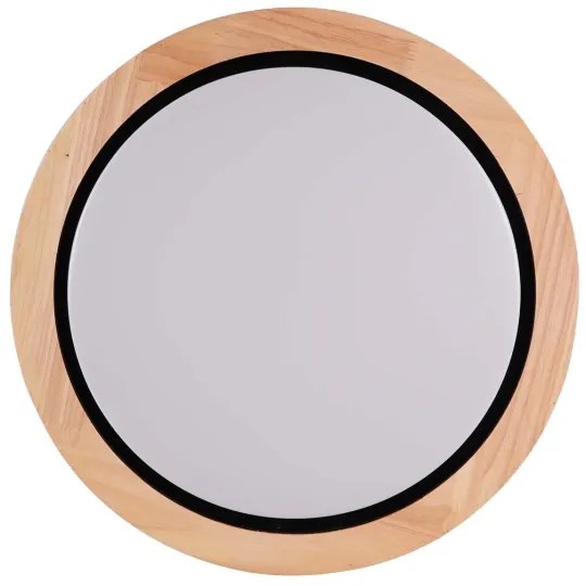 LED fürdőszobai mennyezeti lámpatest LED/24W/230V átm. 39 cm IP44 tölgy