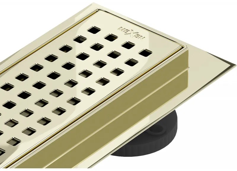 Mexen Flat M08 rozsdamentes acél zuhanyfolyó 100 cm, arany, 1525100-15