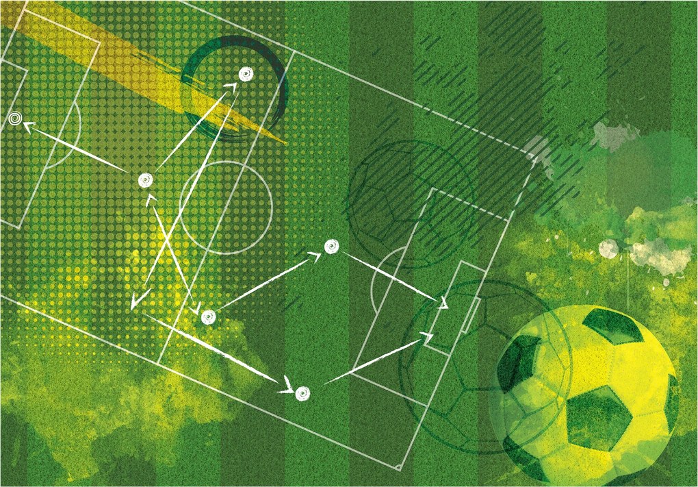 Fotótapéta Foci geometria energia és dinamika falra 460x300 +ragasztó