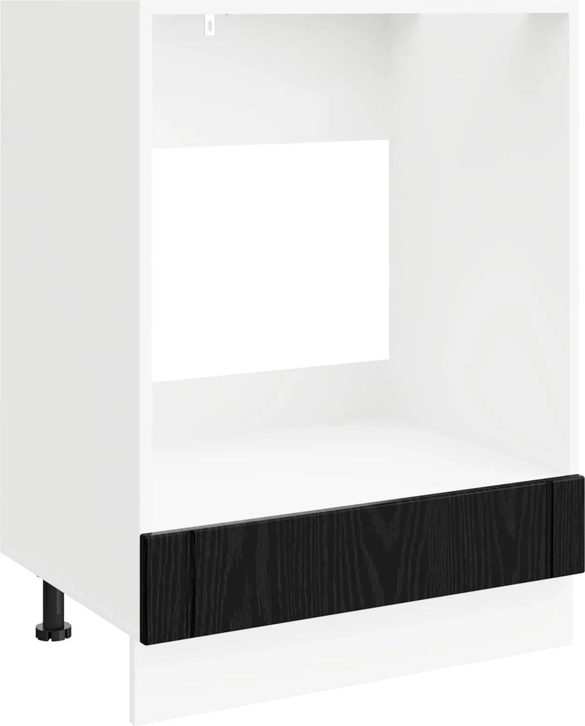 vidaXL Konyhaszekrény Fekete tölgy 60 x 46 x 81,5 cm Faanyag