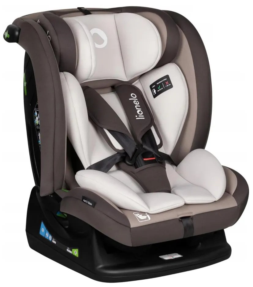 Lionelo AART i-Size autósülés 40-150 cm barna/krém