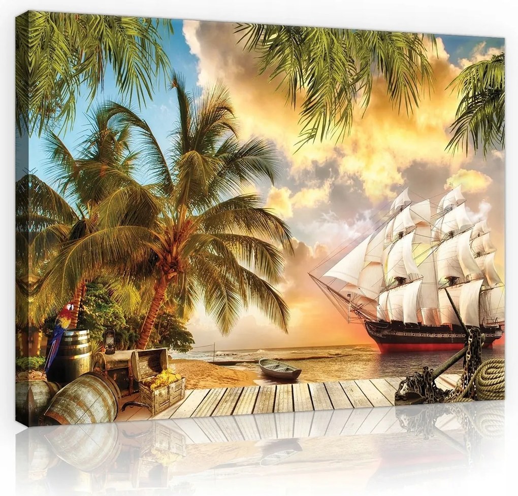 Falikép képek tengerpart tenger 100x75