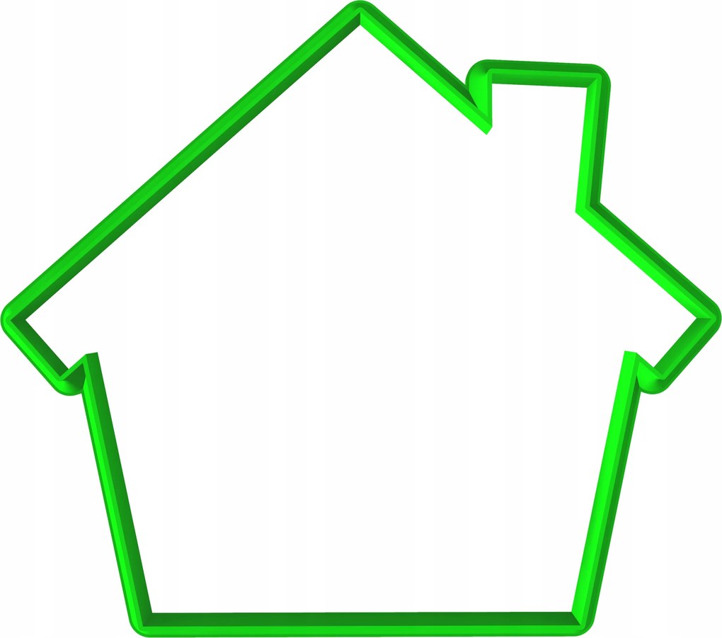 Karácsonyi Mézeskalács Forma Karácsonyi Nagy XXL házikó 12cm