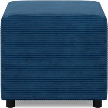 Zeus puff, kordbársony, 50x50, kék