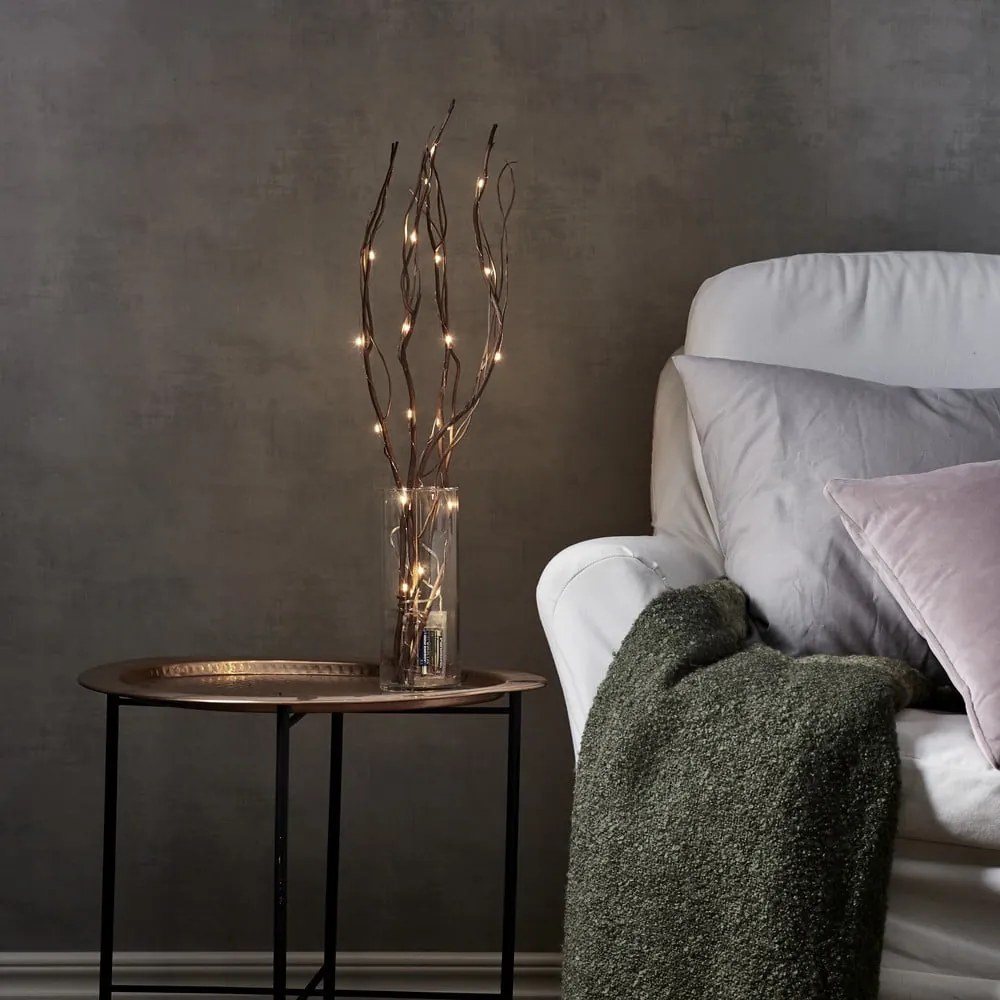 Barna fénydekoráció ø 8 cm Willow – Star Trading