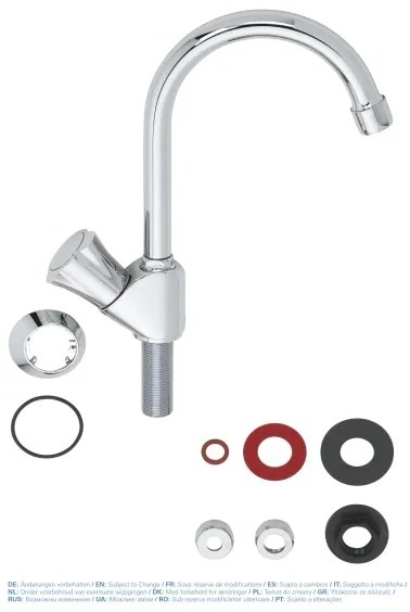GROHE 20393001 - COSTA L álló csaptelep DN 15, fényes króm