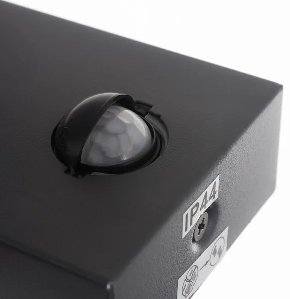 Eglo 97451 - Érzékelős kültéri fali lámpa CALDIERO 1xE27/10W/230V IP44