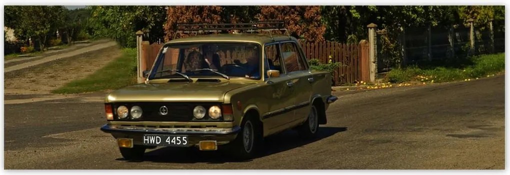 Poszterek 200x66 Nagy Fiat 125P Lengyel