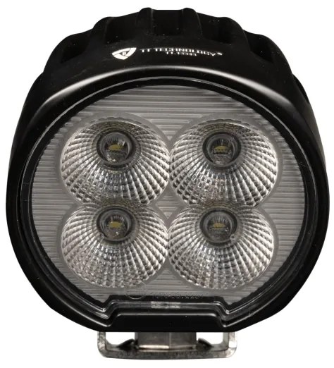 LED autós spotlámpa BLACK LED/40W/10-30V IP69 5700K kör alakú