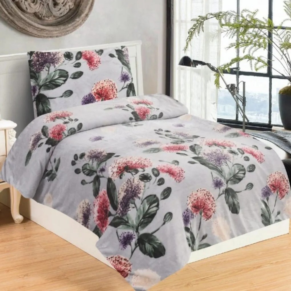 Mária mikroplüss ágyneműhuzat 200x140cm+90x70cm TiaHome