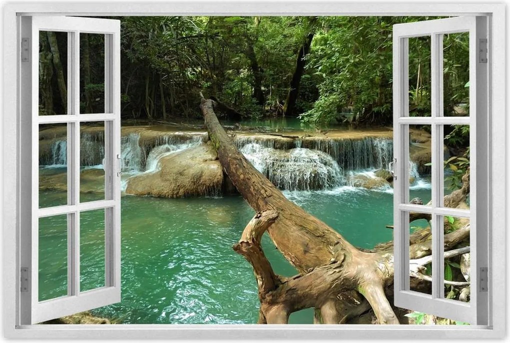 Poszterek 90x60 Thaiföldi vízesés