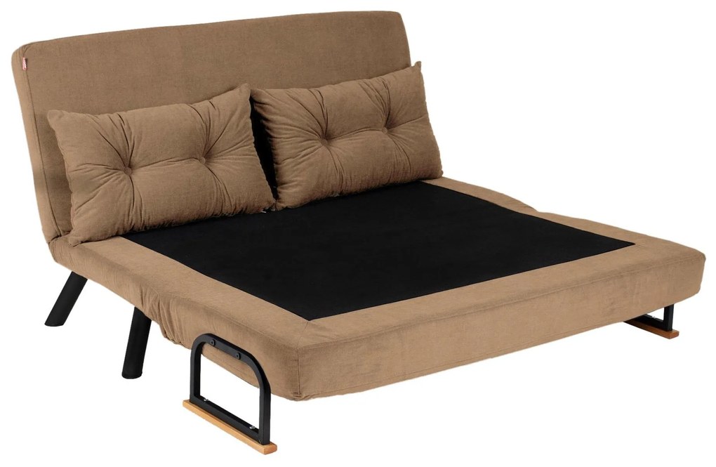 Kanapé futon Sandy (világosbarna). Akció -20%. 1101767