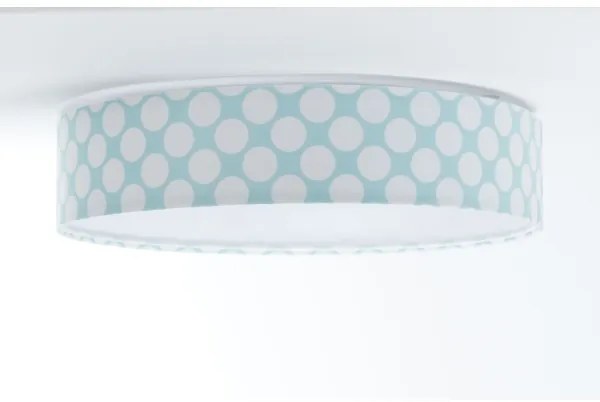 LED mennyezeti lámpa GALAXY KIDS LED/24W/230V zöld-fehér pöttyös